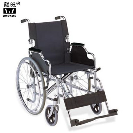 Economic Stainless Steel Folding  Wheelchair