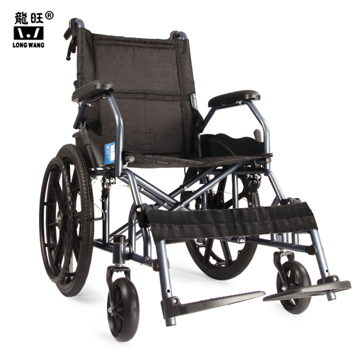 thickened steel tube frame legrest can adjustable lightweight folding  portable manual wheelchair